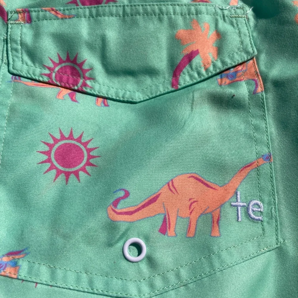 Tipsyelves Swim Trunks Dino Desert Size Large New